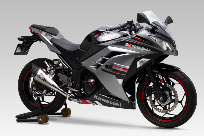 YOSHIMURA BLOG : 新型「Ninja250」に R-11/R-77の「機械曲サイクロン